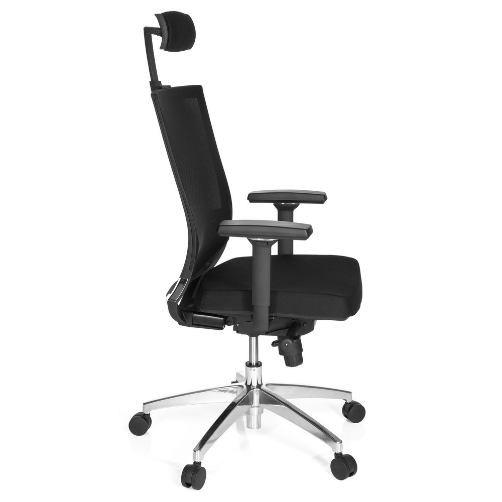 Numéro de l'image du produit 3: Siège de bureau / fauteuil de direction hjh OFFICE PORTO MAX HIGH tissu, noir