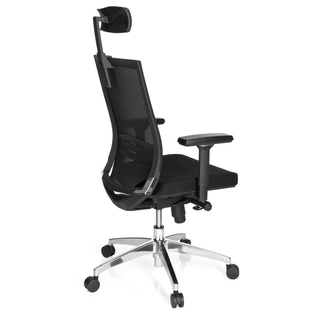 Numéro de l'image du produit 4: Siège de bureau / fauteuil de direction hjh OFFICE PORTO MAX HIGH tissu, noir