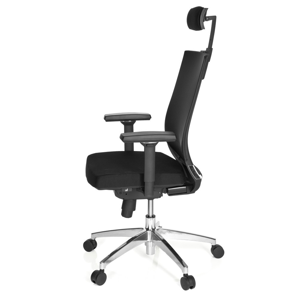 Numéro de l'image du produit 8: Siège de bureau / fauteuil de direction hjh OFFICE PORTO MAX HIGH tissu, noir