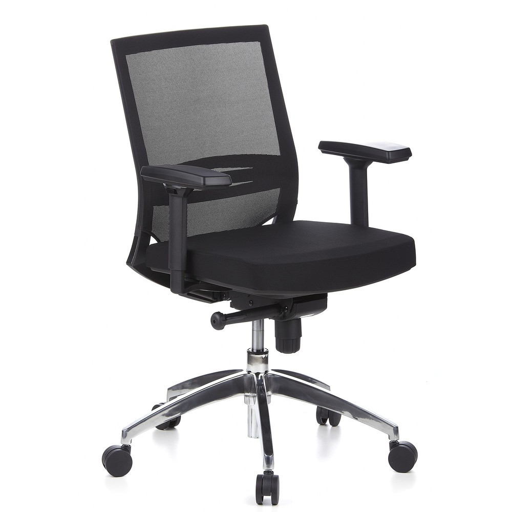 Numéro de l'image du produit 2: Siège de bureau / fauteuil de direction hjh OFFICE PORTO PRO tissu, noir