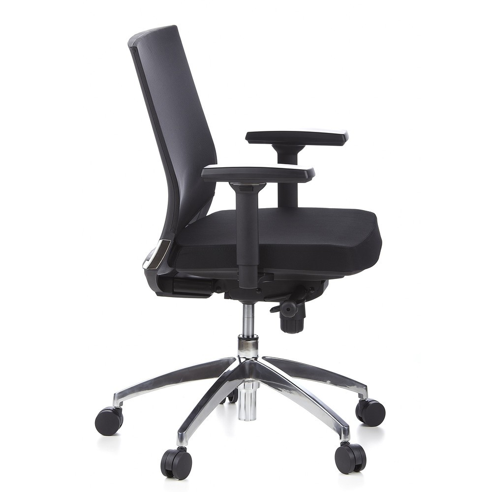 Numéro de l'image du produit 3: Siège de bureau / fauteuil de direction hjh OFFICE PORTO PRO tissu, noir