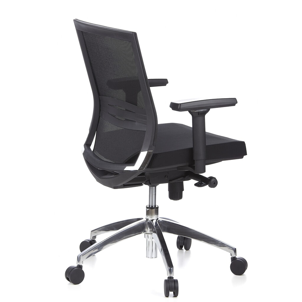 Siège de bureau / fauteuil de direction hjh OFFICE PORTO PRO tissu, noir N° de l'image du produit 6 : Siège de bureau / fauteuil de direction hjh OFFICE PORTO PRO tissu, noir