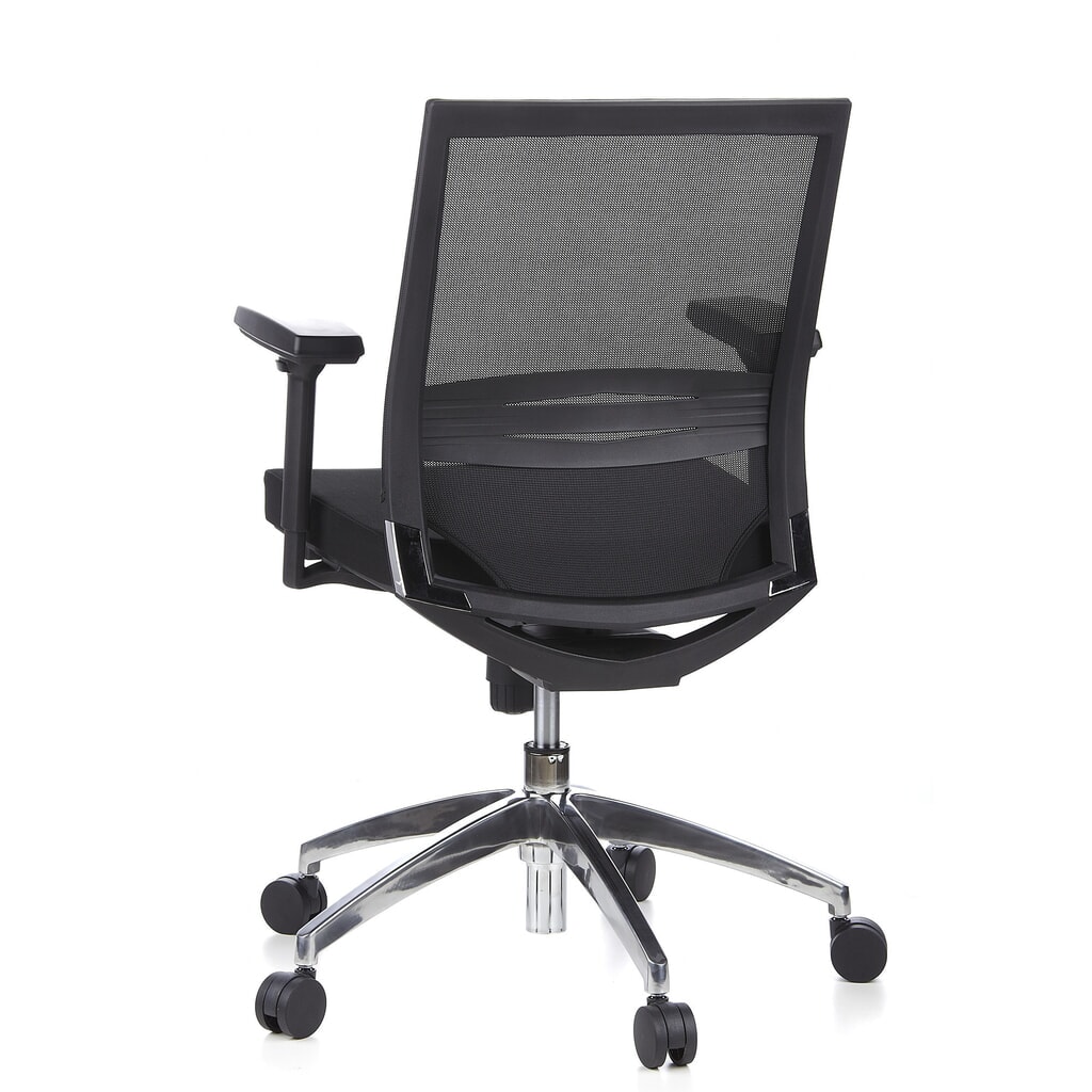 N° de l'image du produit 8 : Siège de bureau / fauteuil de direction hjh OFFICE PORTO PRO tissu, noir