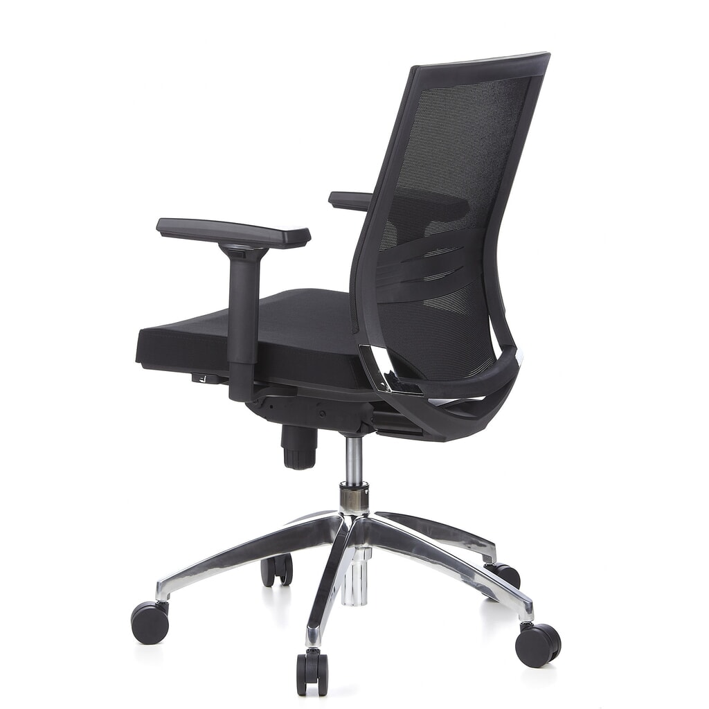 N° de l'image du produit 9 : Siège de bureau / fauteuil de direction hjh OFFICE PORTO PRO tissu, noir