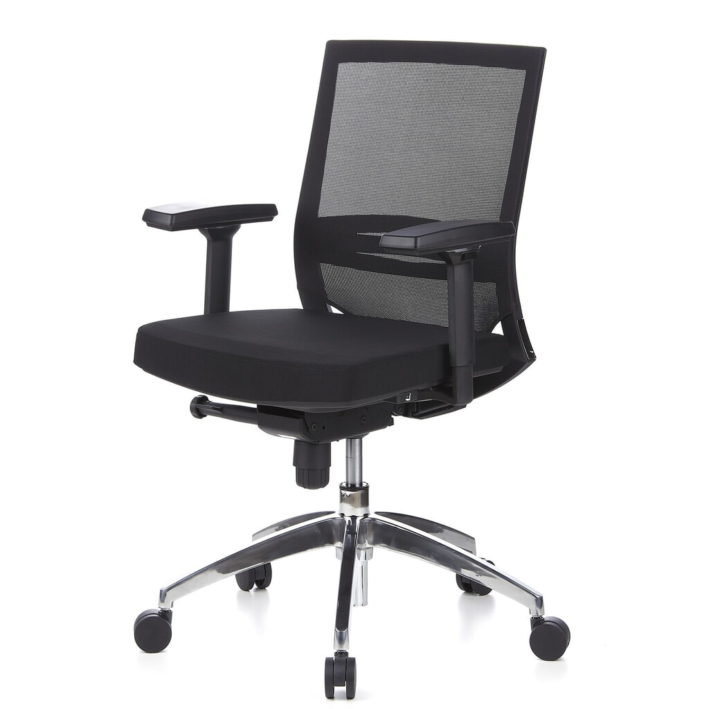Siège de bureau / fauteuil de direction hjh OFFICE PORTO PRO tissu, noir N° de l'image du produit 11 : Siège de bureau / fauteuil de direction hjh OFFICE PORTO PRO tissu, noir