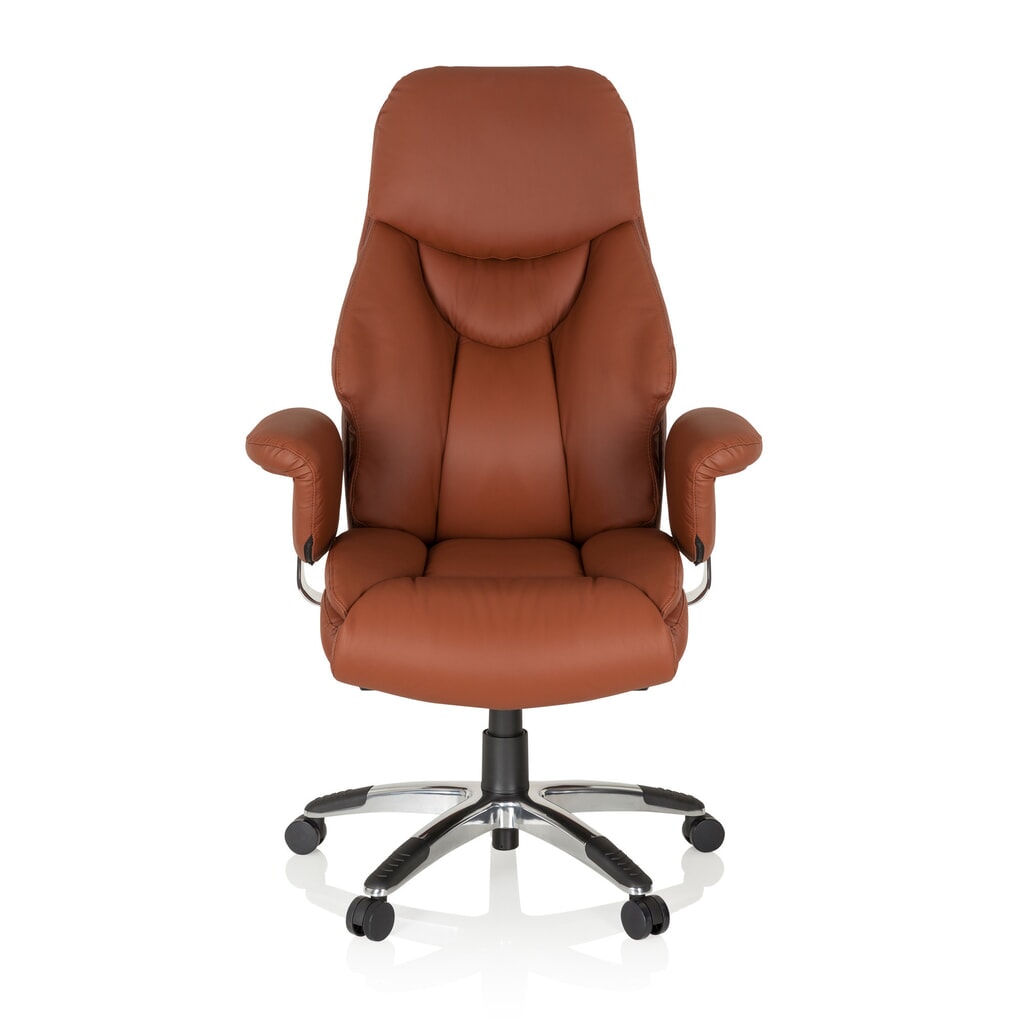 Illustration du produit: Siège de bureau / fauteuil de direction hjh OFFICE PRADO cuir, marron