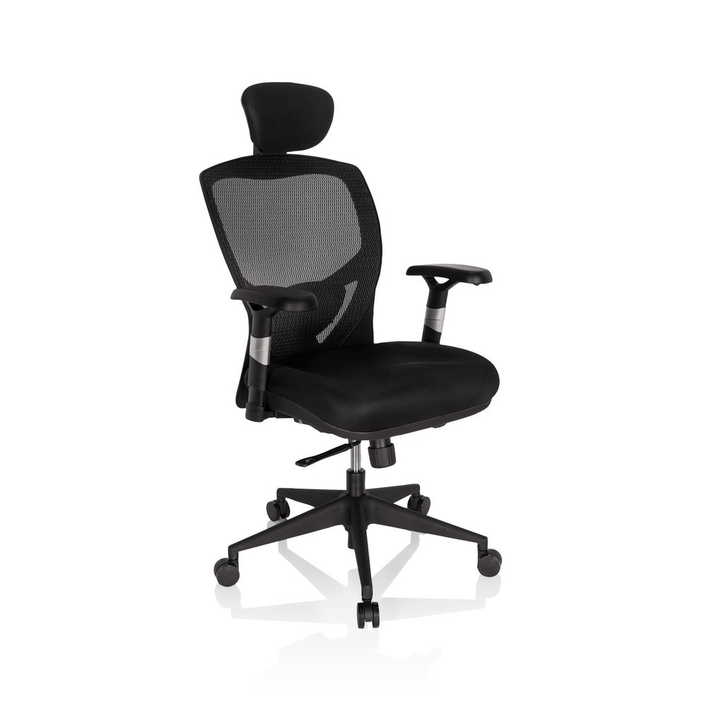 Numéro de l'image du produit 2: Siège de bureau / fauteuil de direction hjh OFFICE VENUS BASE tissu, noir