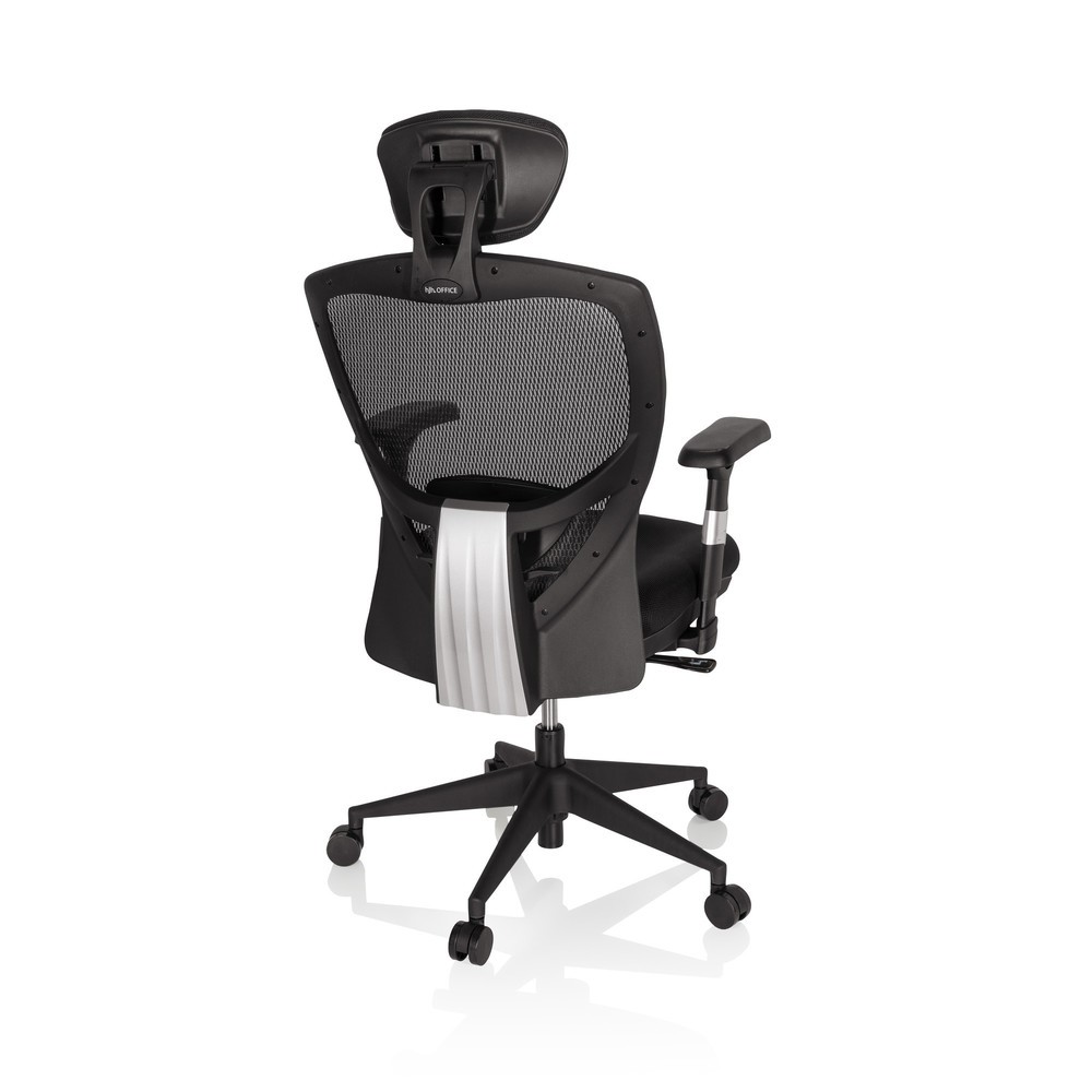 Numéro de l'image du produit 5: Siège de bureau / fauteuil de direction hjh OFFICE VENUS BASE tissu, noir