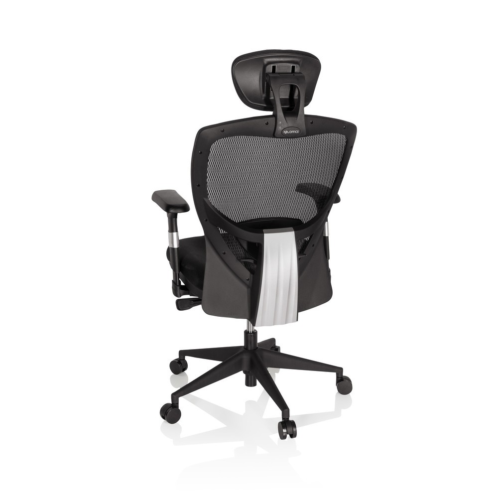 Numéro de l'image du produit 6: Siège de bureau / fauteuil de direction hjh OFFICE VENUS BASE tissu, noir
