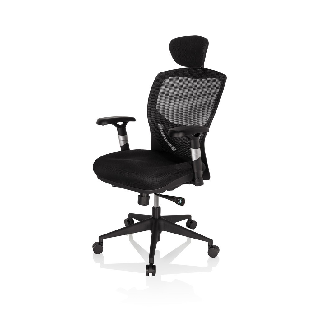 Numéro de l'image du produit 9: Siège de bureau / fauteuil de direction hjh OFFICE VENUS BASE tissu, noir