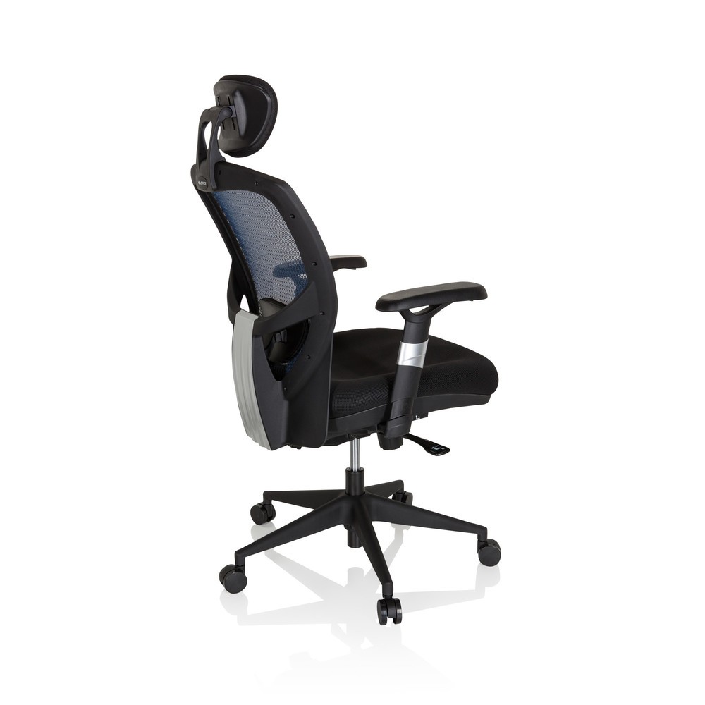 Numéro de l'image du produit 4: Siège de bureau / fauteuil de direction hjh OFFICE VENUS BASE tissu, bleu/noir