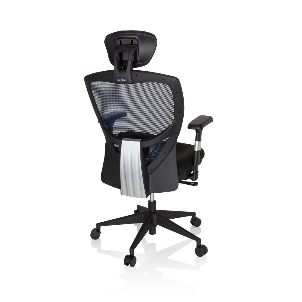 Numéro de l'image du produit 5: Siège de bureau / fauteuil de direction hjh OFFICE VENUS BASE tissu, bleu/noir
