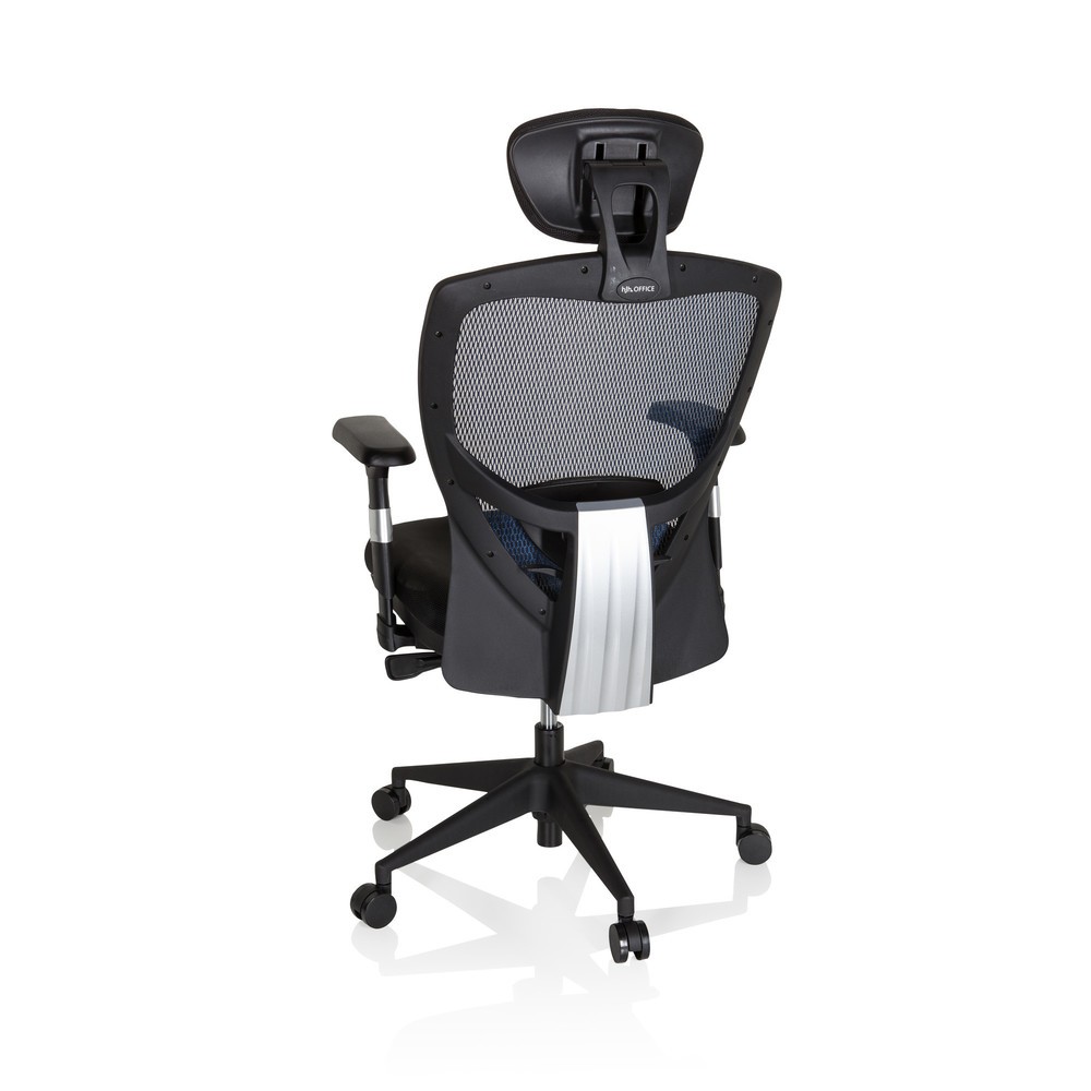 Numéro de l'image du produit 6: Siège de bureau / fauteuil de direction hjh OFFICE VENUS BASE tissu, bleu/noir