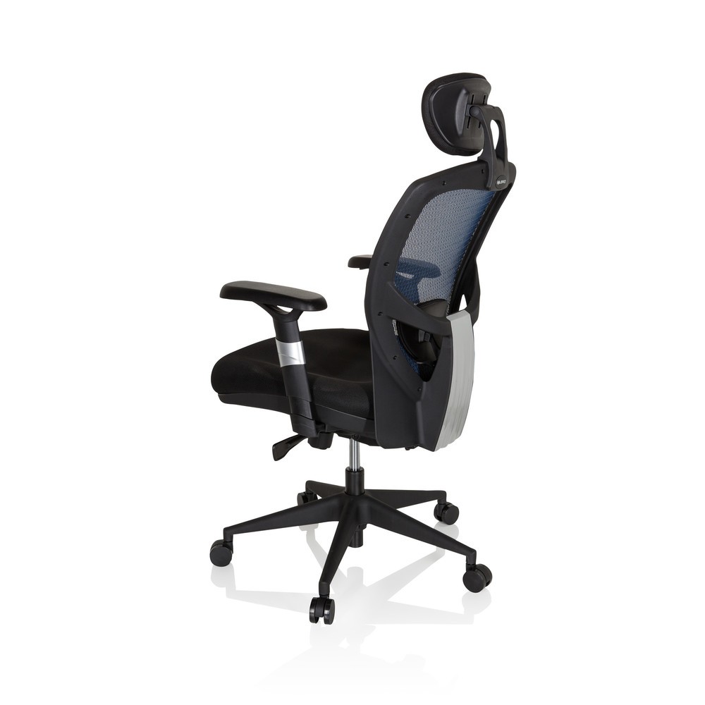 Numéro de l'image du produit 7: Siège de bureau / fauteuil de direction hjh OFFICE VENUS BASE tissu, bleu/noir