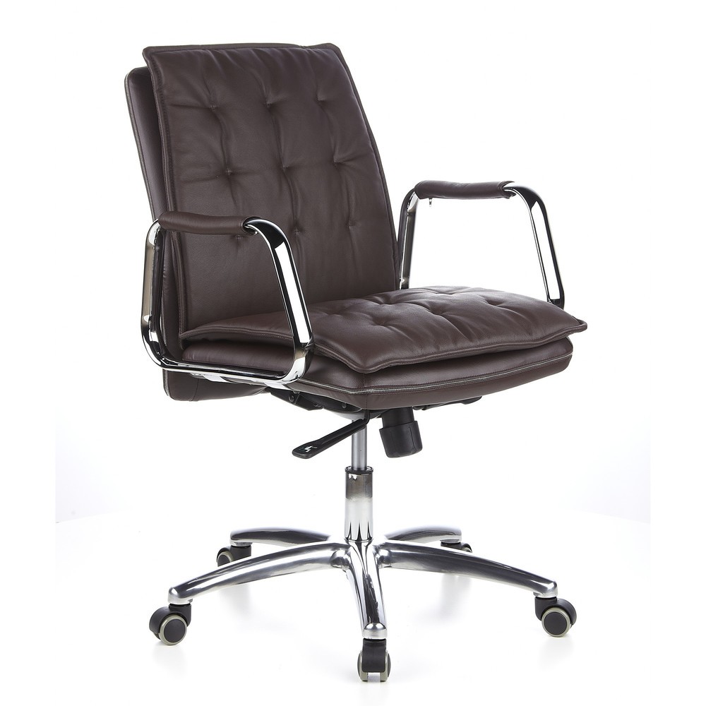 Numéro de l'image du produit 2: Siège de bureau / fauteuil de direction hjh OFFICE VILLA 10 cuir, marron