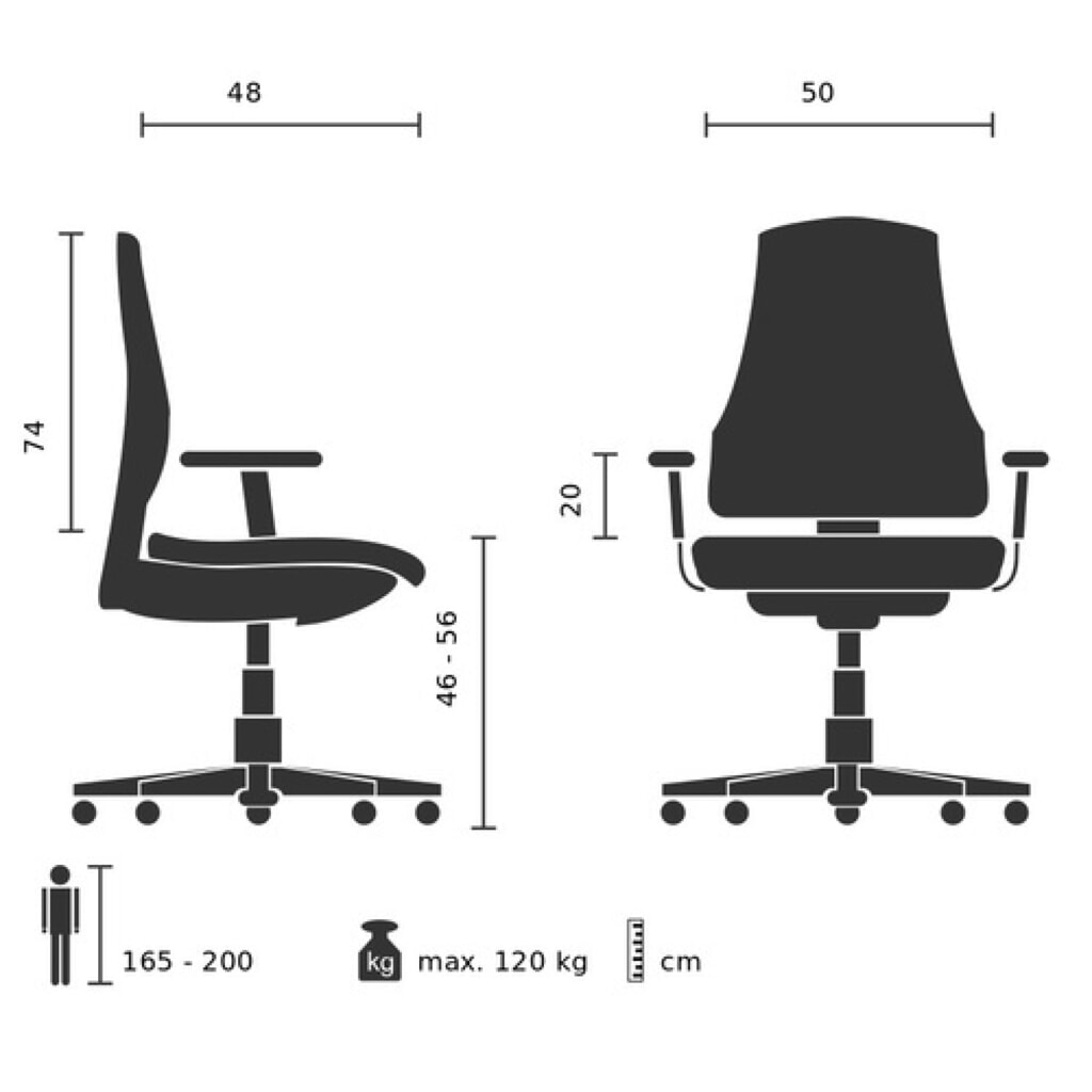 Siège de bureau / fauteuil de direction hjh OFFICE VILLA 20 cuir, noir N° de l'image du produit 13 : Siège de bureau / fauteuil de direction hjh OFFICE VILLA 20 cuir, noir