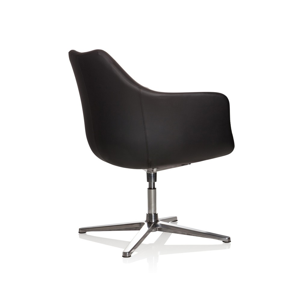 Numéro de l'image du produit 4: Siège de bureau / fauteuil lounge hjh OFFICE Artemia similicuir, noir