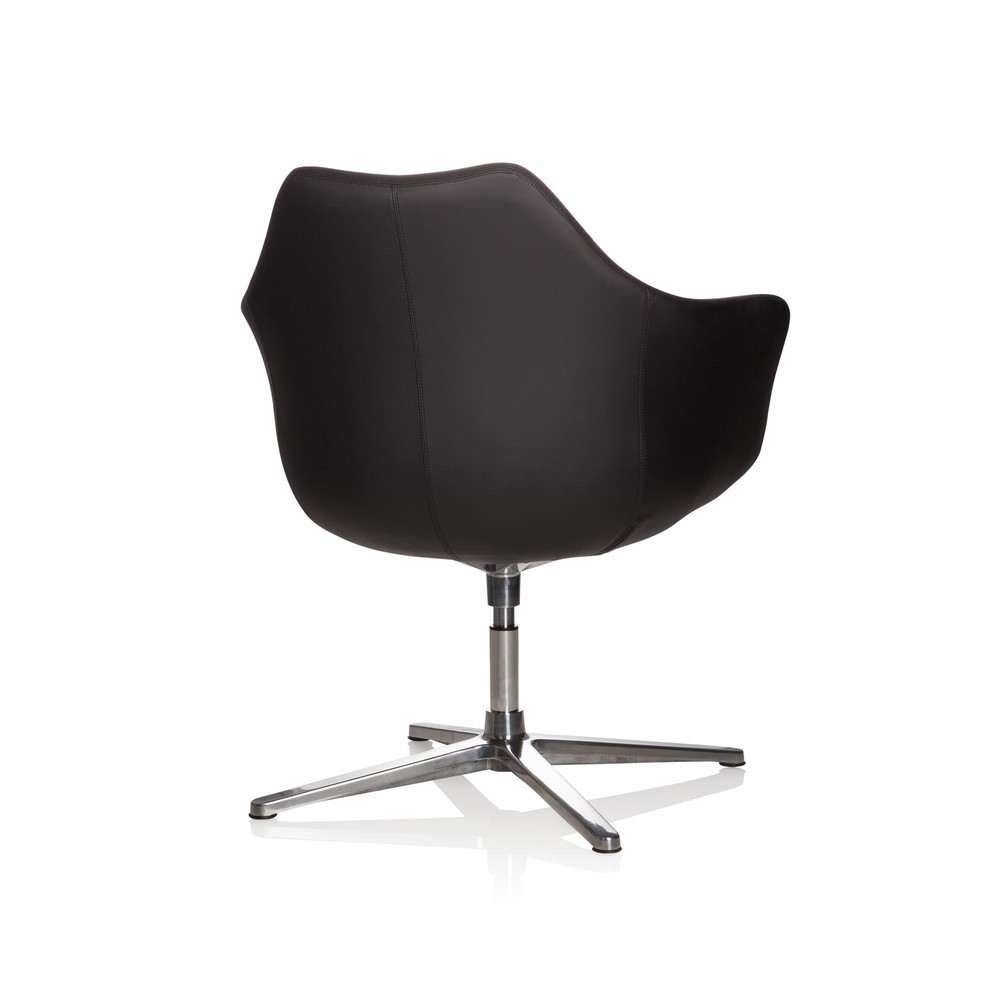 Numéro de l'image du produit 5: Siège de bureau / fauteuil lounge hjh OFFICE Artemia similicuir, noir