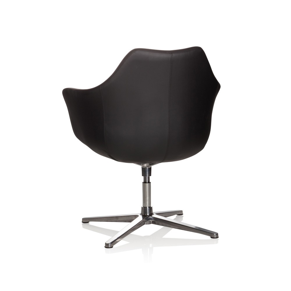 Numéro de l'image du produit 6: Siège de bureau / fauteuil lounge hjh OFFICE Artemia similicuir, noir