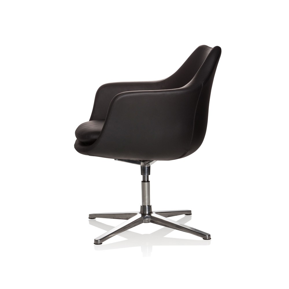 Numéro de l'image du produit 8: Siège de bureau / fauteuil lounge hjh OFFICE Artemia similicuir, noir