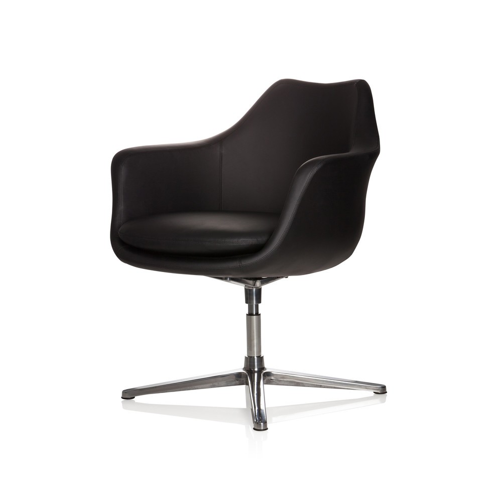 Numéro de l'image du produit 9: Siège de bureau / fauteuil lounge hjh OFFICE Artemia similicuir, noir
