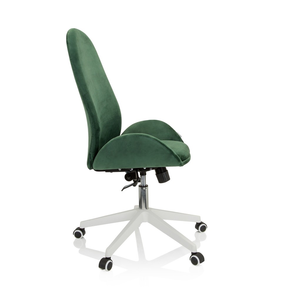 N° de l'image du produit 6 : Chaise de bureau / chaise pivotante hjh OFFICE AVEA velours, vert