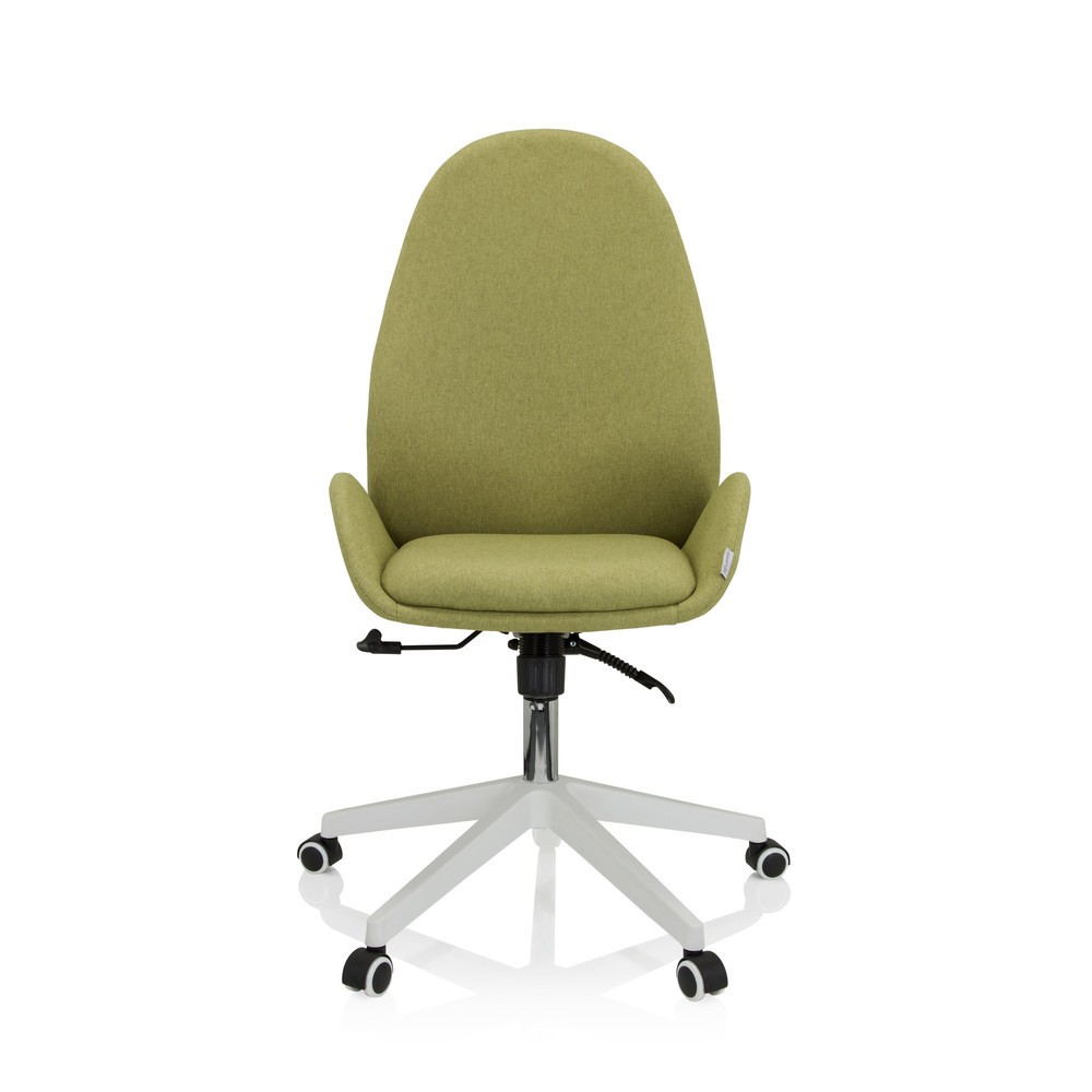 N° de l'image du produit 1 : Chaise de bureau / chaise pivotante hjh OFFICE AVEA I tissu, vert