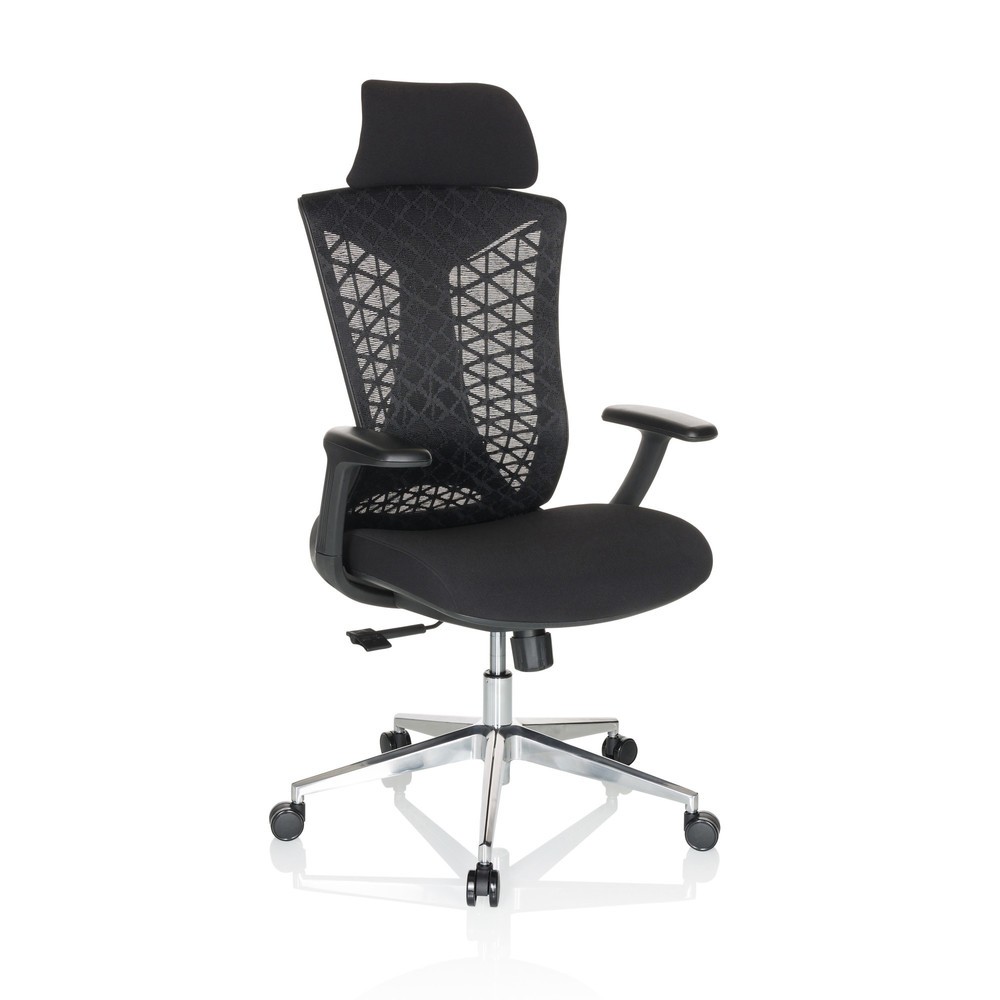 Numéro de l'image du produit 7: Chaise de bureau / chaise pivotante hjh OFFICE FALEO B maille / tissu, noir