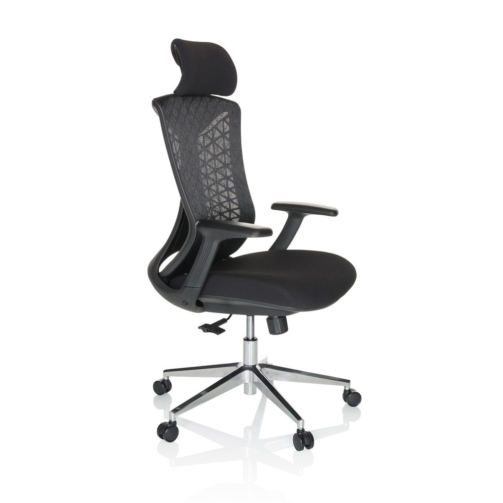 Numéro de l'image du produit 8: Chaise de bureau / chaise pivotante hjh OFFICE FALEO B maille / tissu, noir