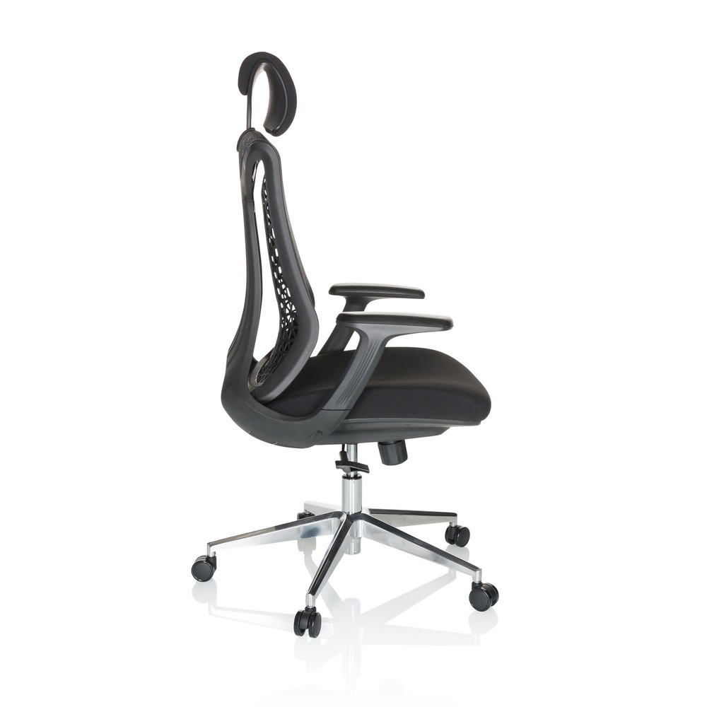 Numéro de l'image du produit 9: Chaise de bureau / chaise pivotante hjh OFFICE FALEO B maille / tissu, noir