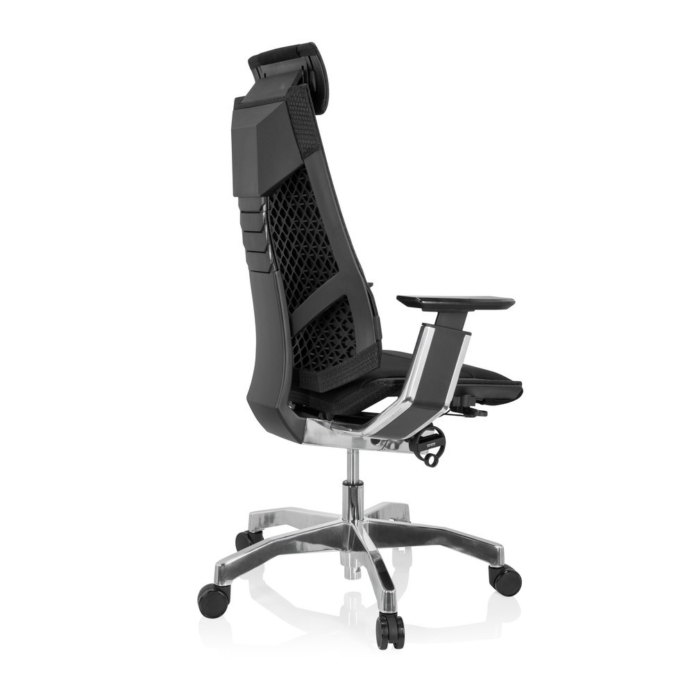 Numéro de l'image du produit 4: Chaise de bureau / chaise pivotante hjh OFFICE GENIDIA PRO tissu, noir