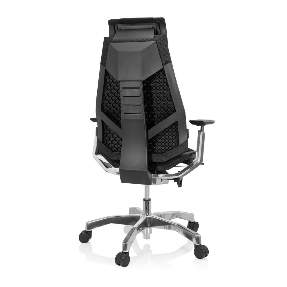Numéro de l'image du produit 5: Chaise de bureau / chaise pivotante hjh OFFICE GENIDIA PRO tissu, noir