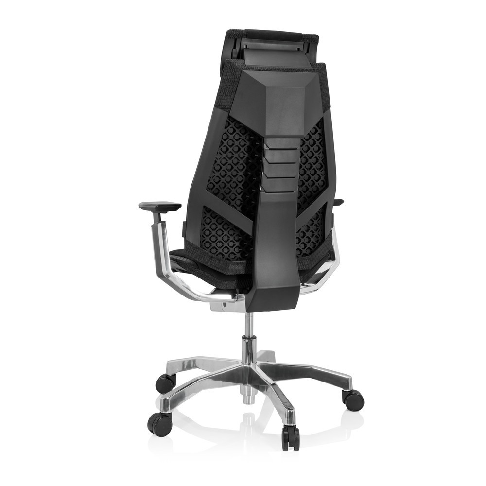 Numéro de l'image du produit 6: Chaise de bureau / chaise pivotante hjh OFFICE GENIDIA PRO tissu, noir