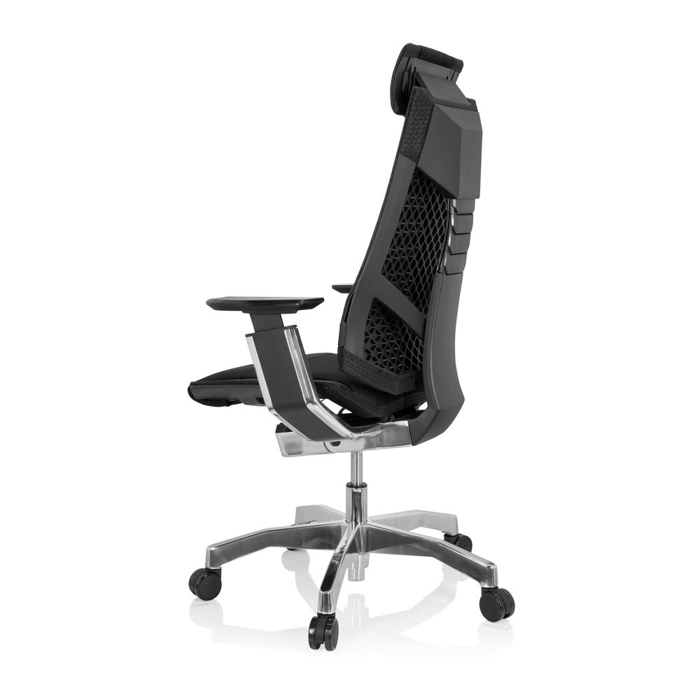 Numéro de l'image du produit 7: Chaise de bureau / chaise pivotante hjh OFFICE GENIDIA PRO tissu, noir