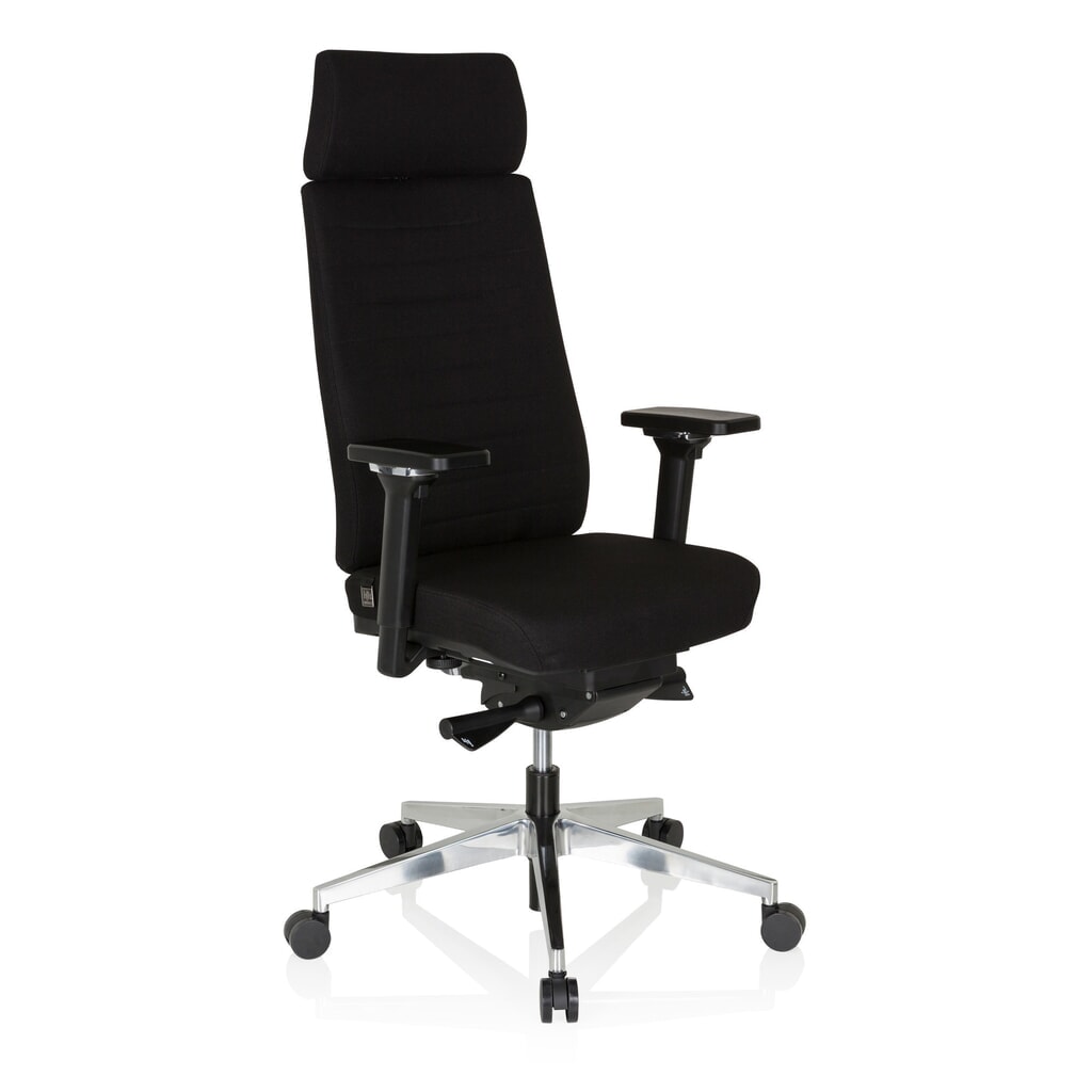 Siège de bureau / siège de travail hjh OFFICE MOVE-TEC PRO tissu, noir N° de l'image du produit 3 : Siège de bureau / siège de travail hjh OFFICE MOVE-TEC PRO tissu, noir