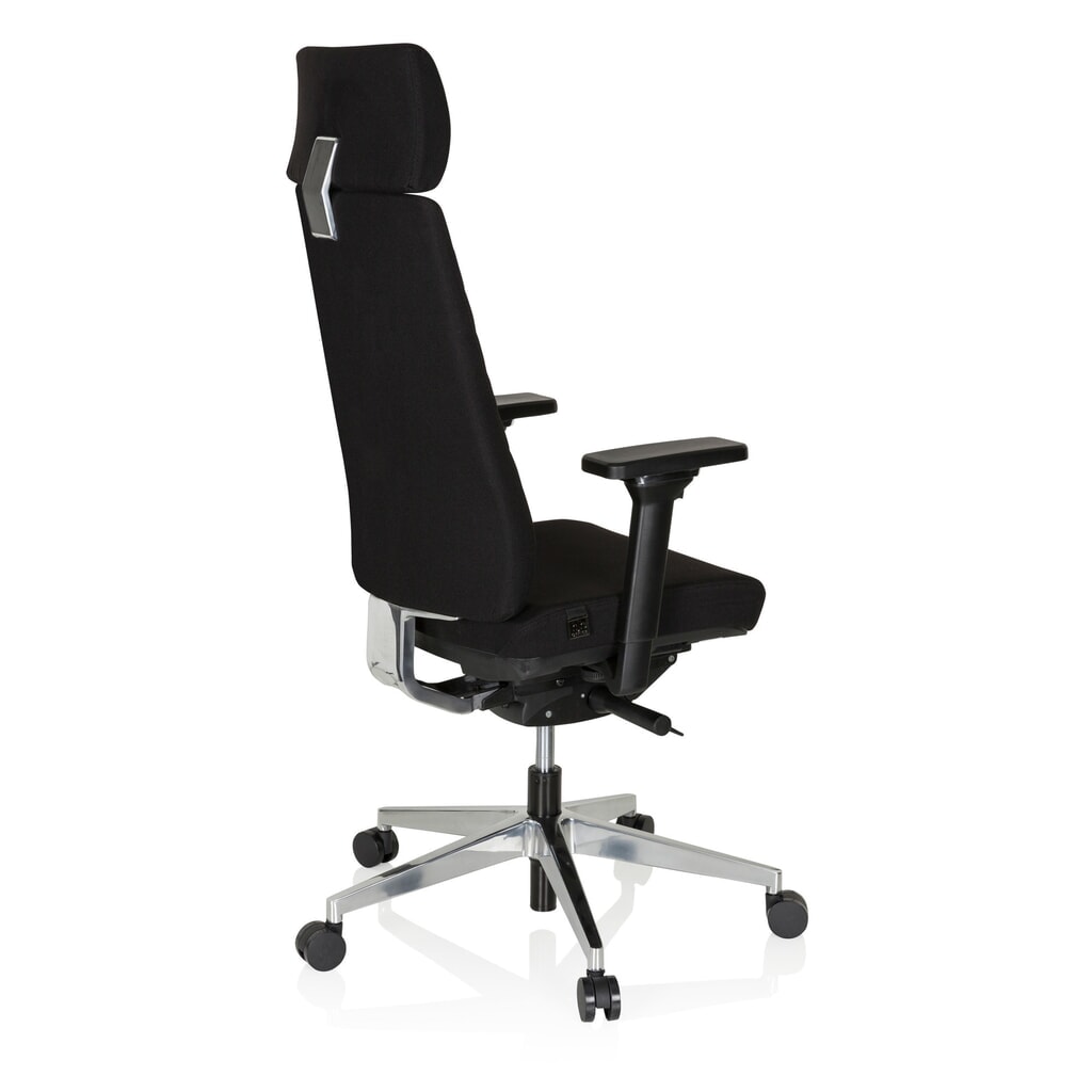 N° de l'image du produit 5 : Siège de bureau / siège de travail hjh OFFICE MOVE-TEC PRO tissu, noir