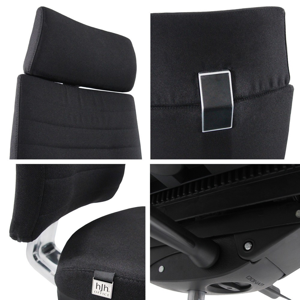 Numéro de l'image du produit 10: Siège de bureau / siège de travail hjh OFFICE MOVE-TEC PRO tissu, noir