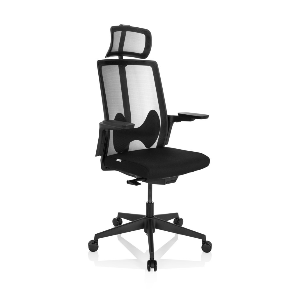 Numéro de l'image du produit 2: Siège de bureau / siège pivotant hjh OFFICE ARCEO B tissu/maille, noir