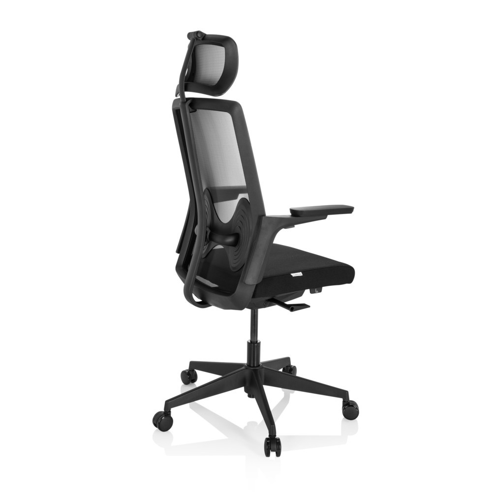 Numéro de l'image du produit 4: Siège de bureau / siège pivotant hjh OFFICE ARCEO B tissu/maille, noir