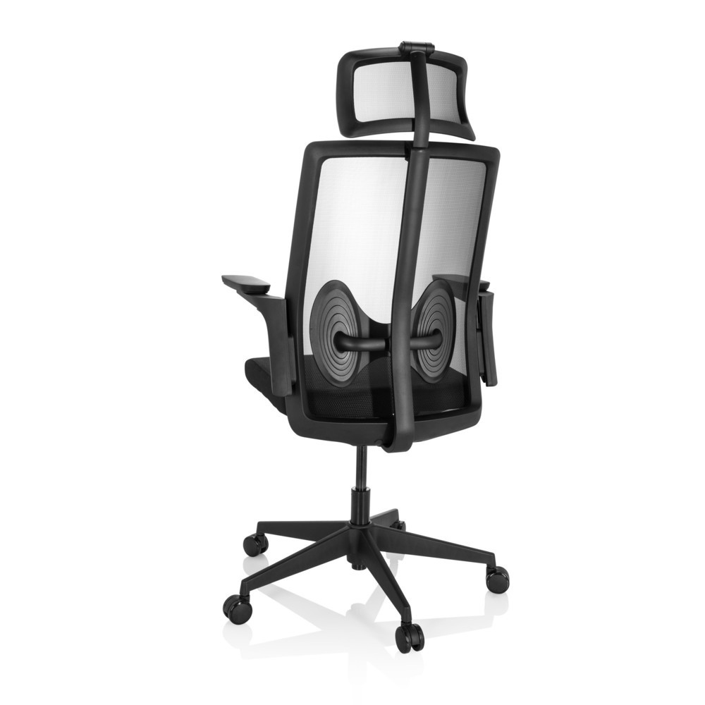 Numéro de l'image du produit 6: Siège de bureau / siège pivotant hjh OFFICE ARCEO B tissu/maille, noir