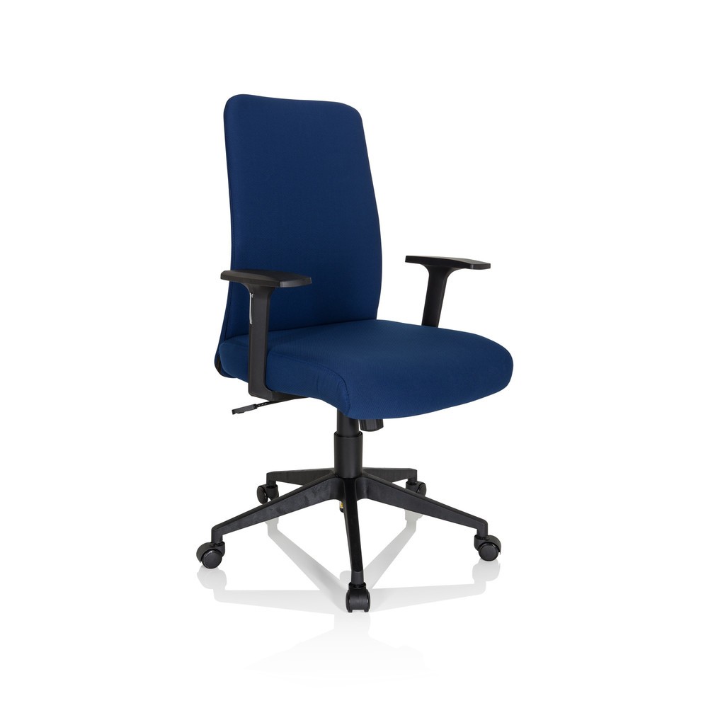N° de l'image du produit 2 : Siège de bureau / siège pivotant hjh OFFICE COSIO I tissu, bleu