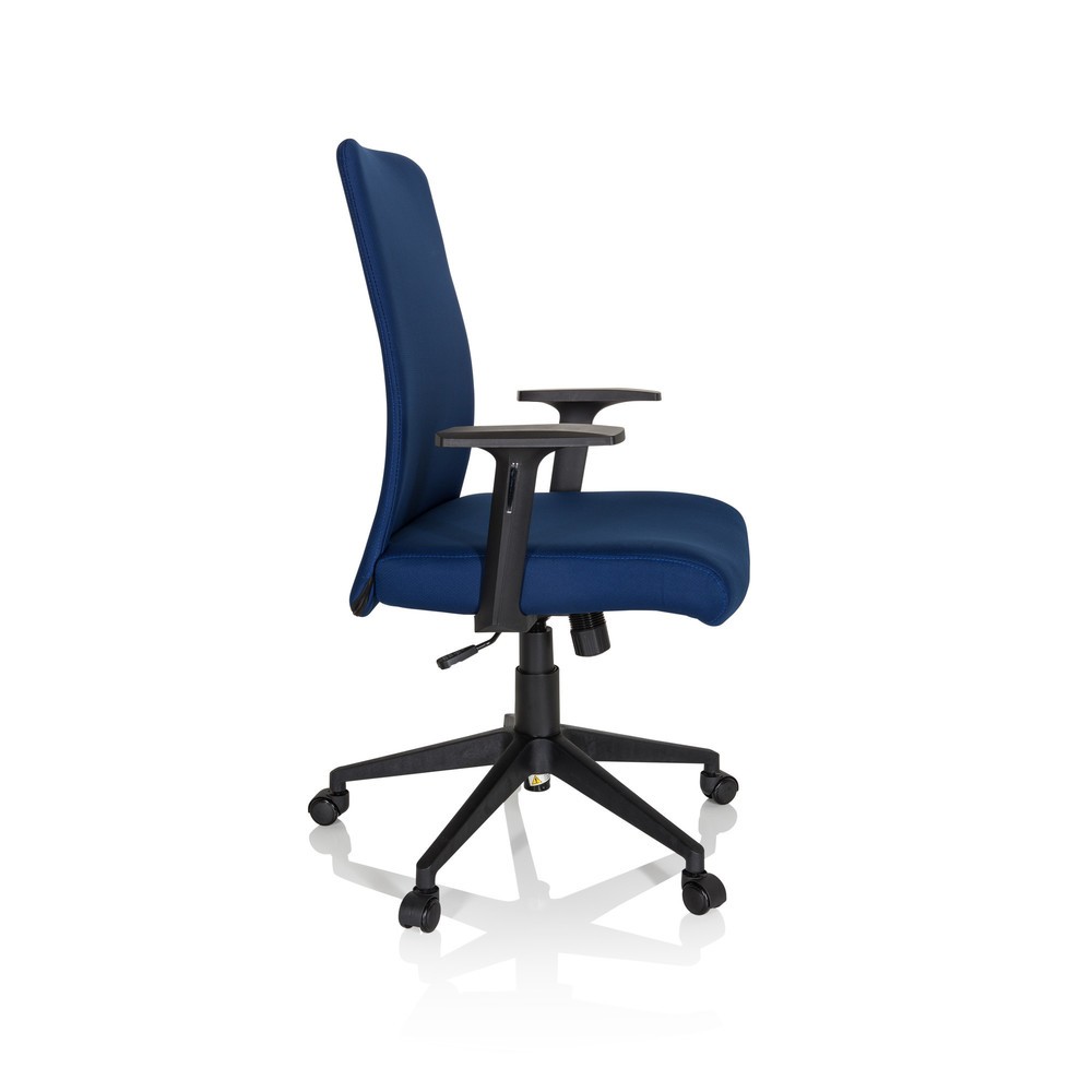 N° de l'image du produit 3 : Siège de bureau / siège pivotant hjh OFFICE COSIO I tissu, bleu