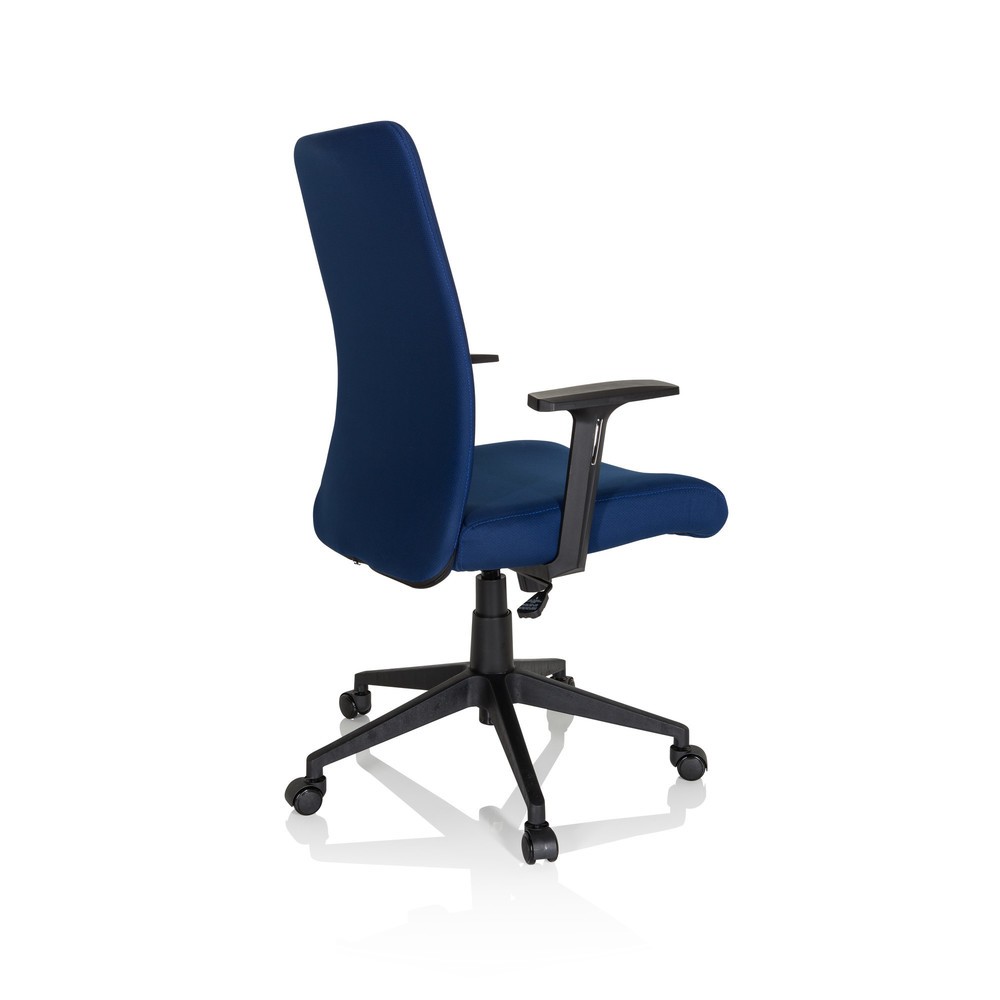 N° de l'image du produit 4 : Siège de bureau / siège pivotant hjh OFFICE COSIO I tissu, bleu
