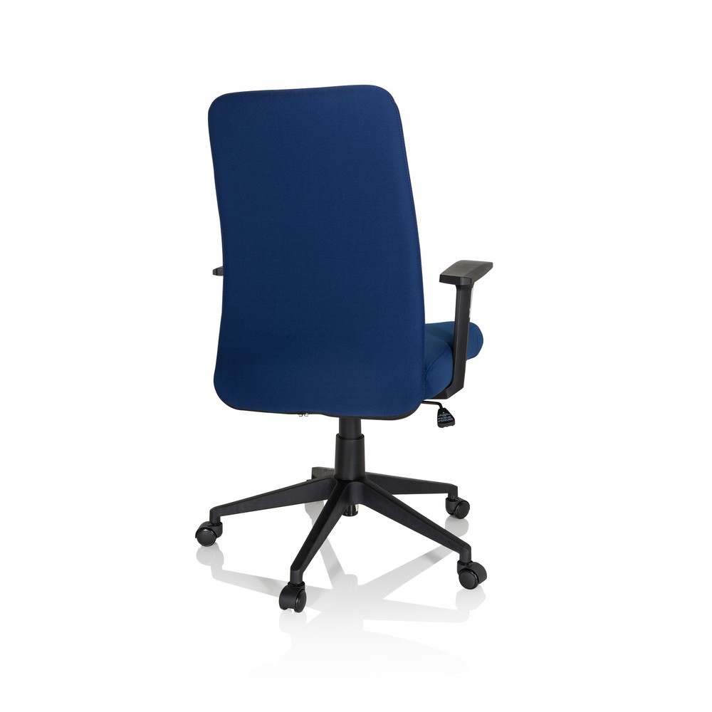 N° de l'image du produit 5 : Siège de bureau / siège pivotant hjh OFFICE COSIO I tissu, bleu