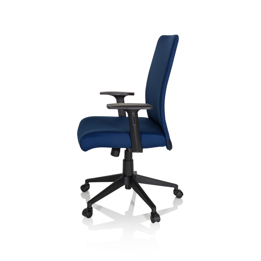 N° de l'image du produit 8 : Siège de bureau / siège pivotant hjh OFFICE COSIO I tissu, bleu