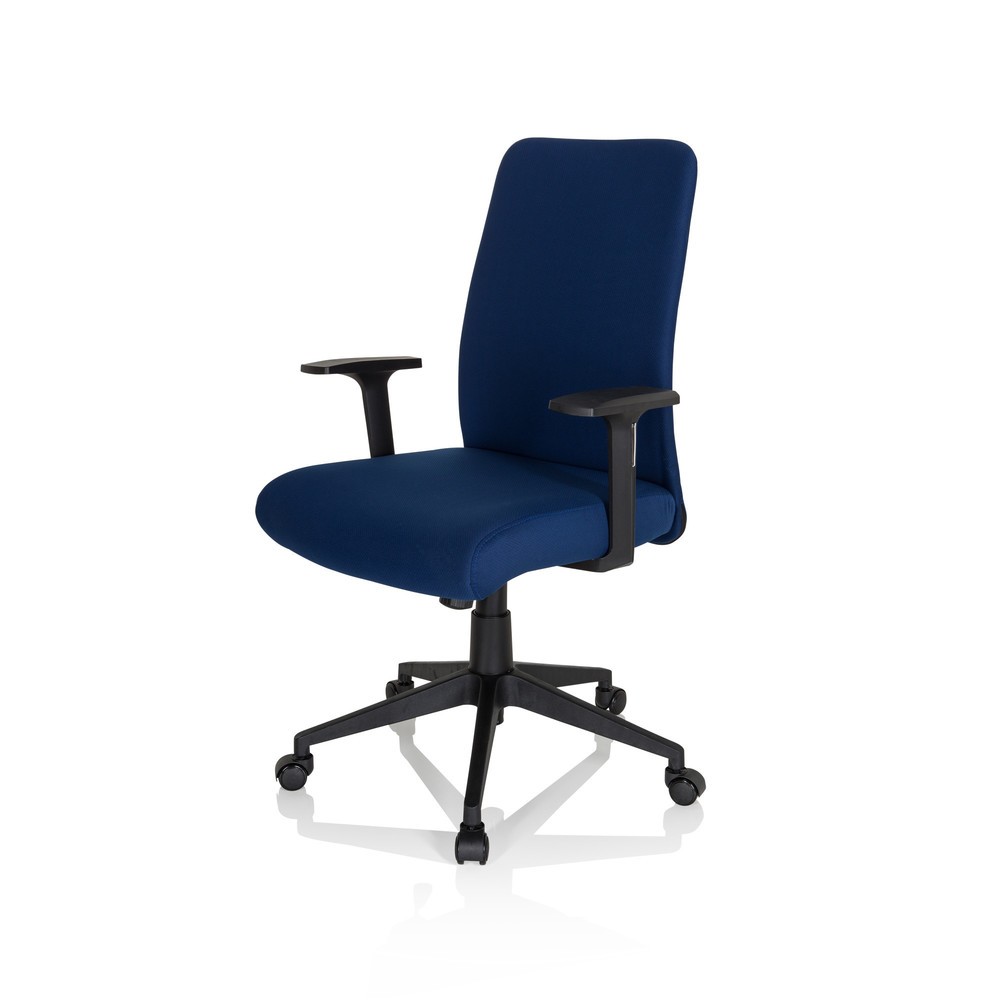 N° de l'image du produit 9 : Siège de bureau / siège pivotant hjh OFFICE COSIO I tissu, bleu