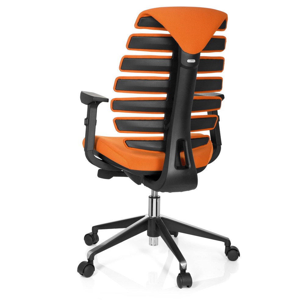 Numéro de l'image du produit 6: Siège de bureau / siège pivotant hjh OFFICE ERGO LINE II tissu, orange
