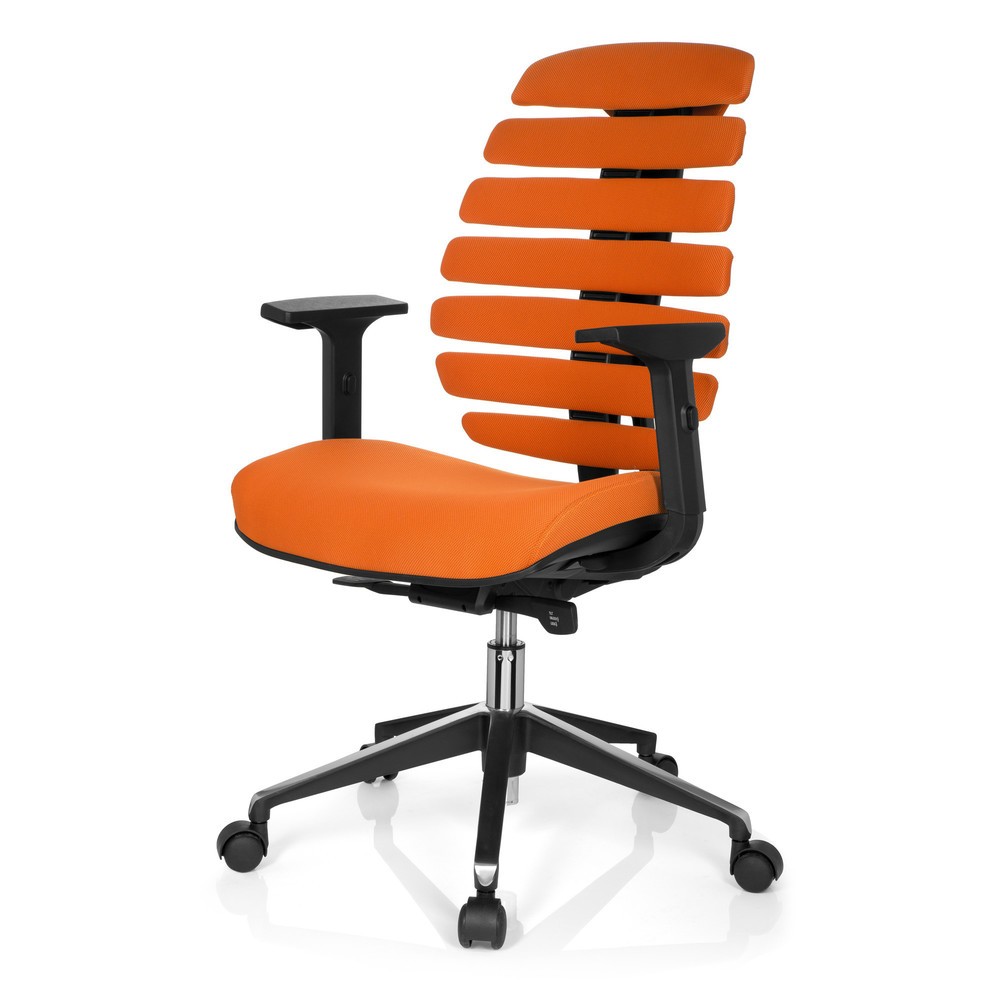 Numéro de l'image du produit 9: Siège de bureau / siège pivotant hjh OFFICE ERGO LINE II tissu, orange