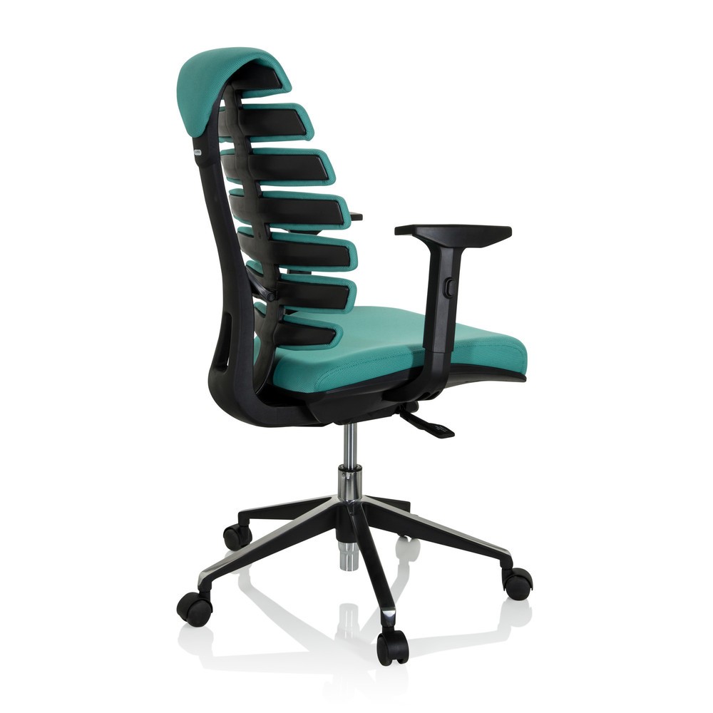Numéro de l'image du produit 4: Siège de bureau / siège pivotant hjh OFFICE ERGO LINE II tissu, turquoise