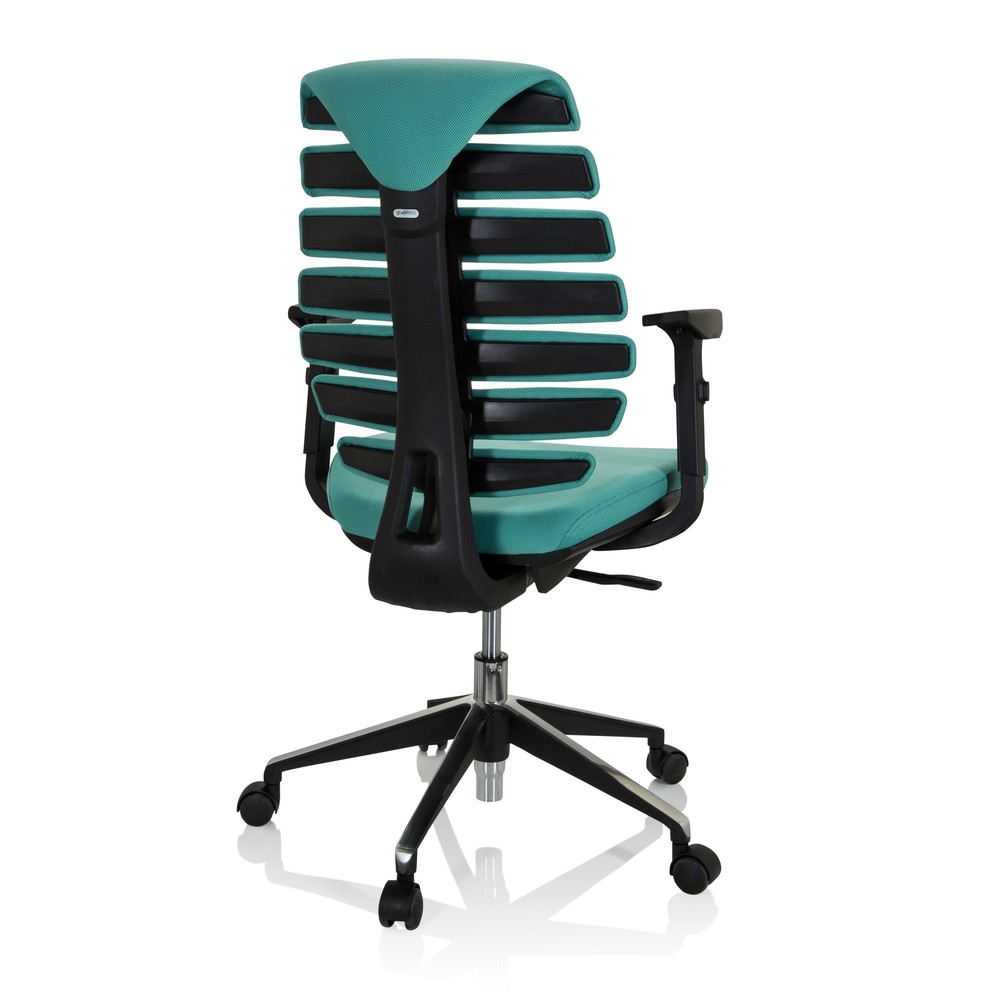 Numéro de l'image du produit 5: Siège de bureau / siège pivotant hjh OFFICE ERGO LINE II tissu, turquoise